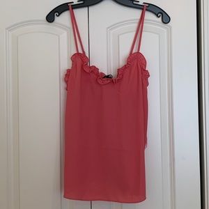 1. State ruffle edge camisole
